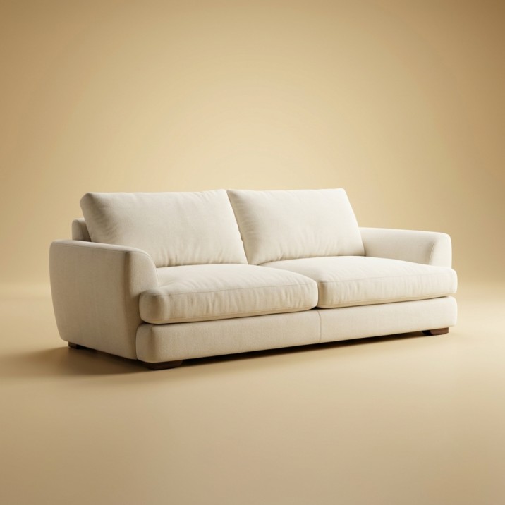 Ivory Sofa & Chairs
